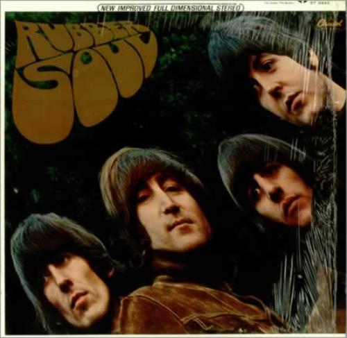 Beatles Rare Signed Rubber Soul Capitol Version Artwork